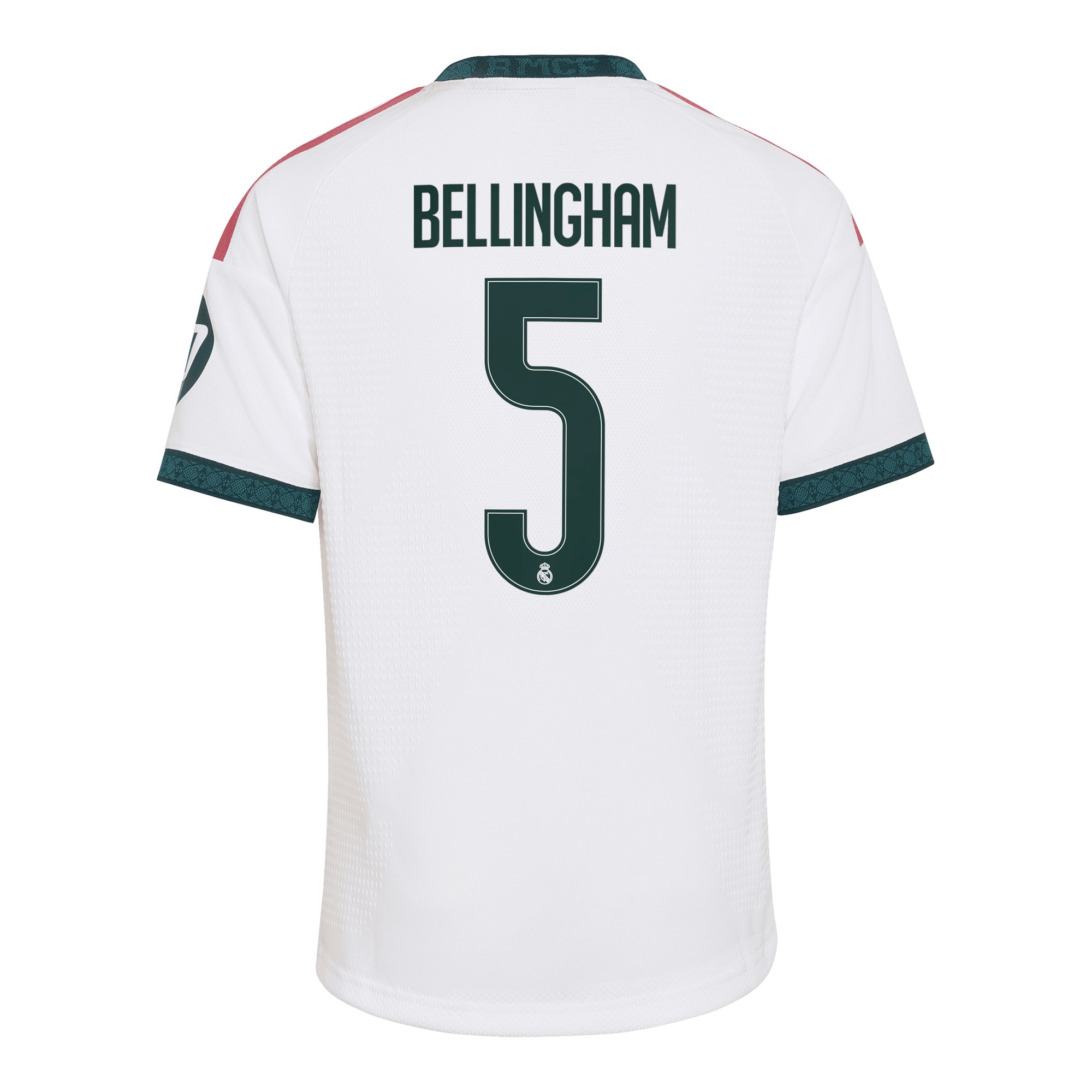 [SJH] Jude Bellingham #5 Real Madrid Youth 2026/27 Home Replica Jersey - White