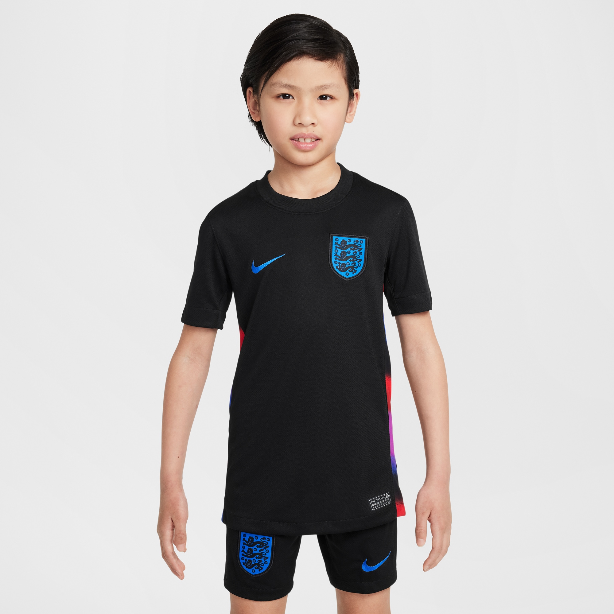 [SJH] England Women's National Team Youth 2025/26 Away Replica Jersey - Black
