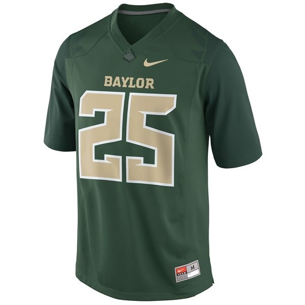 Men NCAA Team #25 Green Men Pro Series Jersey - Value - High