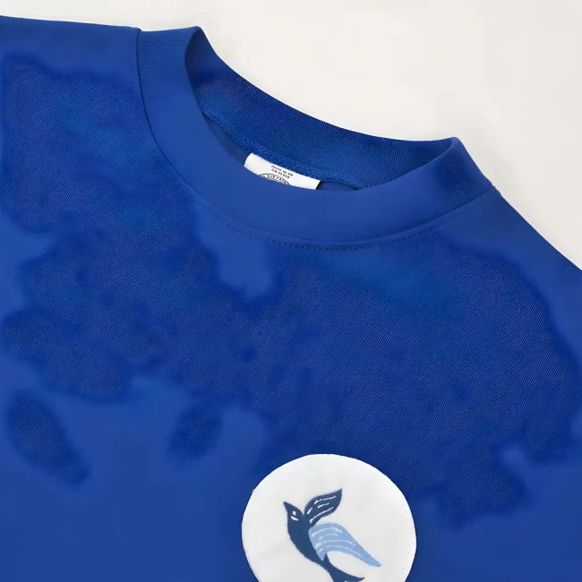 Cardiff City 1960s Kids Retro Football Top