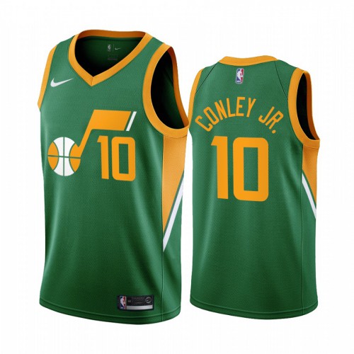 Green UTA Utah Jazz #10 Jersey Game Day Wear Basketball Jersey