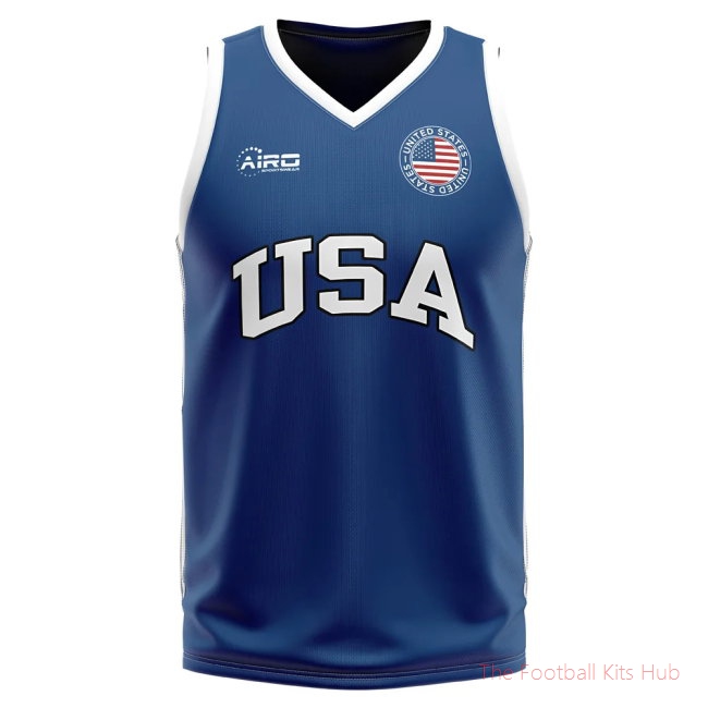 Men Usa Home Concept Basketball Shirt