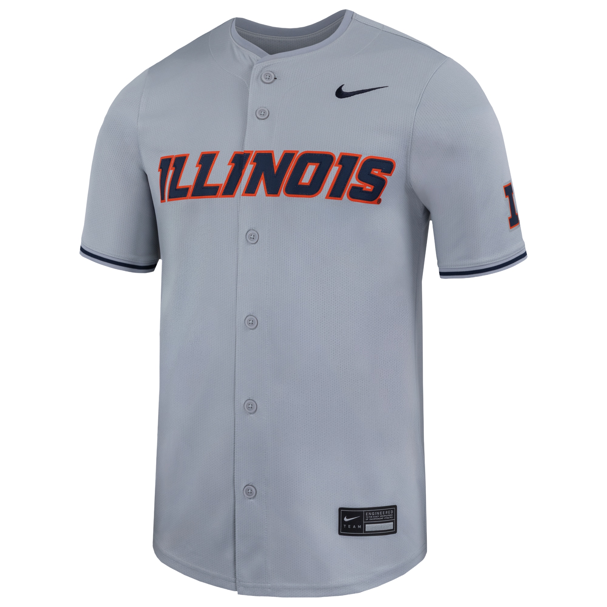 [DDG] Illinois Fighting Illini Limited Baseball Jersey - Gray