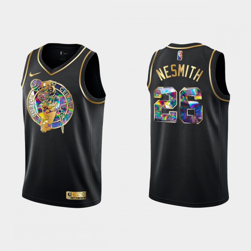 Black BOS Boston Celtics #26 Performance Jersey Basketball Jersey