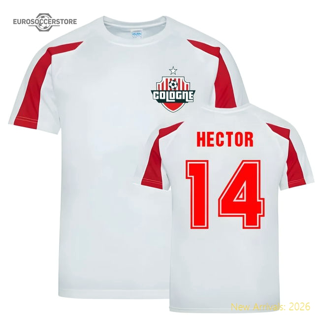 Professional-Grade Jonas Hector Cologne Sports Training Jersey (White)