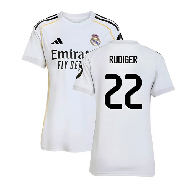 2025-2026 Real Madrid Home Jersey (Womens) #4