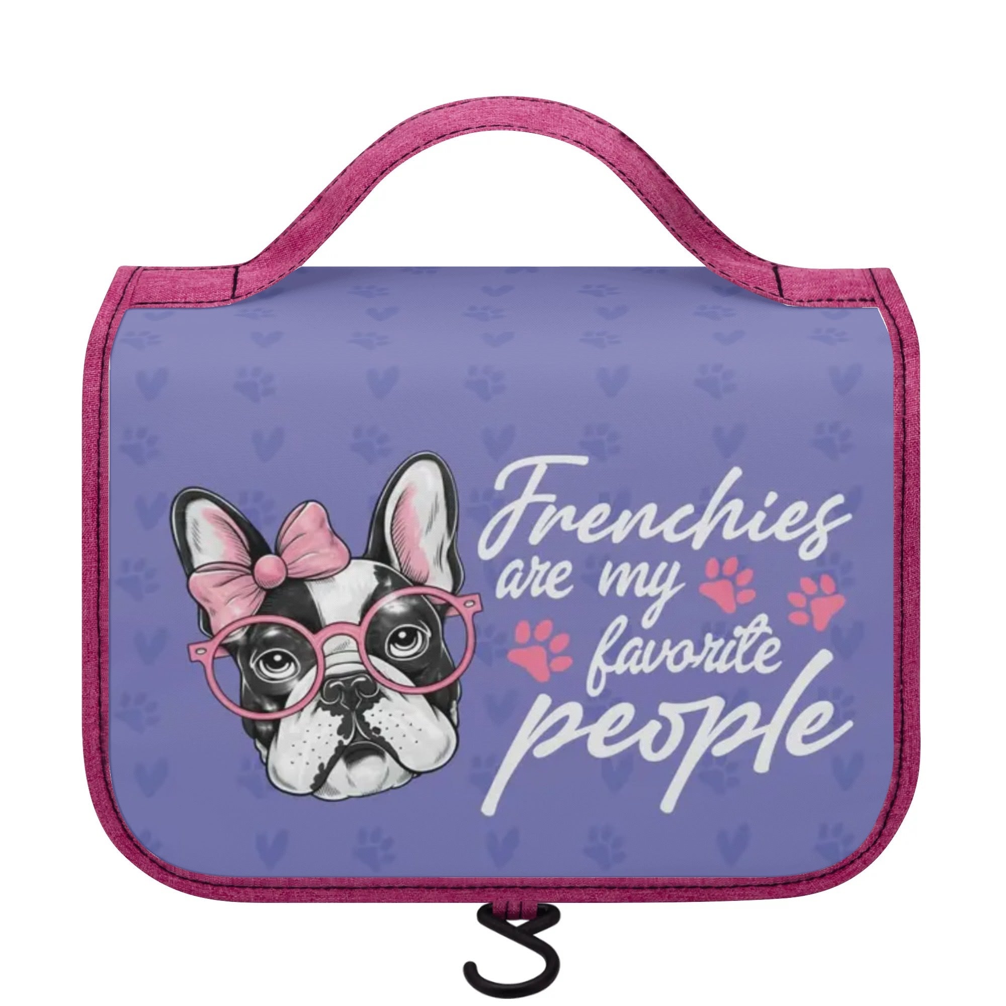 French Bulldog Tank Cosmetic Travel Bag Durable Dog Item