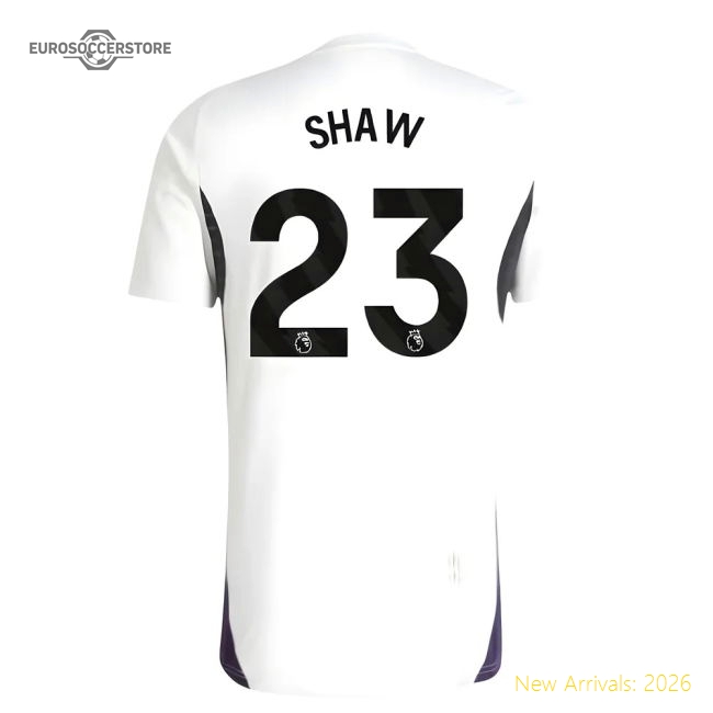 2025-2026 Man Utd Training Jersey (White) (Shaw 23)
