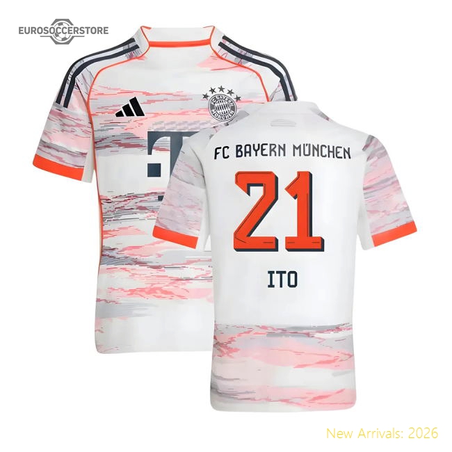 Fan-Favorite 2025-2026 Bayern Munich Away Shirt (Kids) (Ito 21)