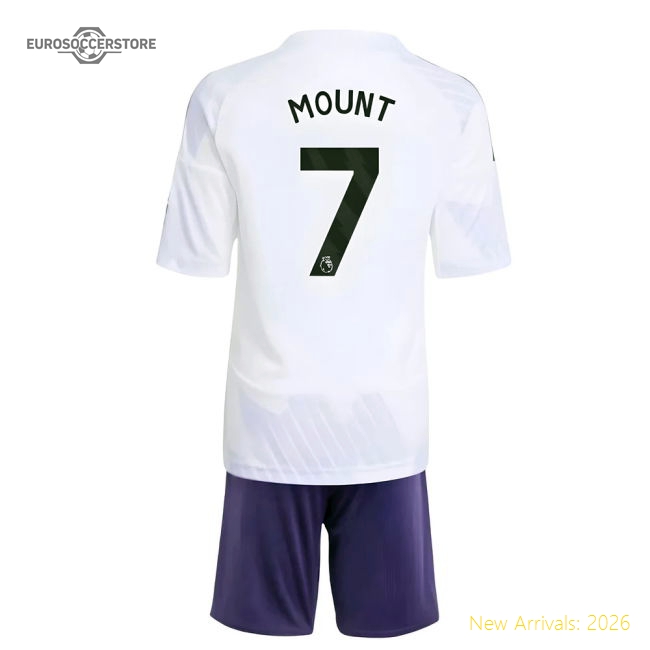 Premium 2025-2026 Man Utd Away Mini Kit (mount 7) - Premium Quality