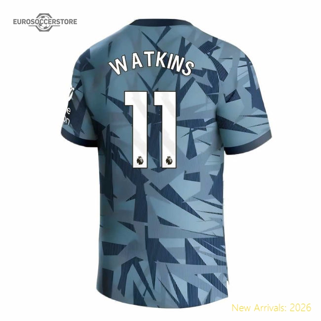 Premium 2023-2024 Aston Villa Third Shirt (watkins 11) - Premium