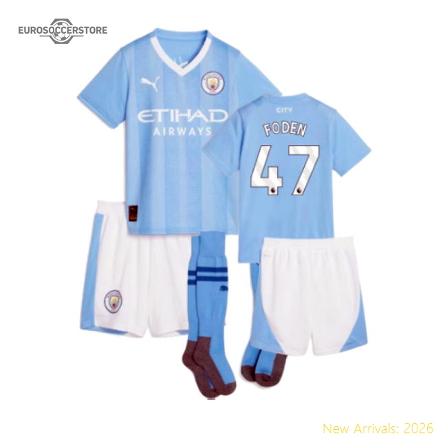 2023-2024 Man City Home Mini Kit (FODEN 47)