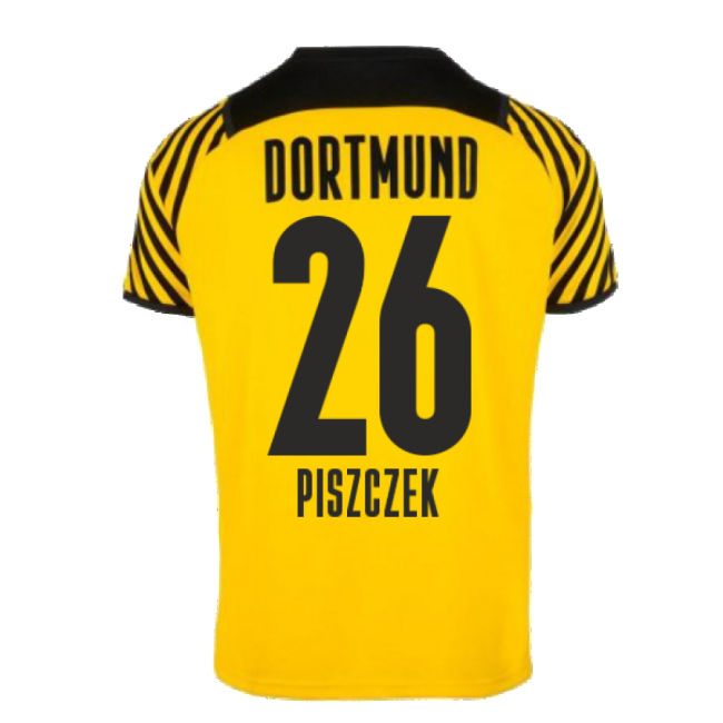 2021-2022 Borussia Dortmund Home Shirt (PISZCZEK 26) Moisture Wicking