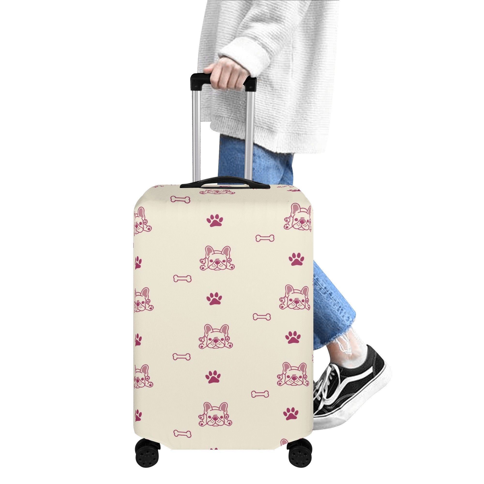 Prince - Bulldog Luggage Cover Pet Gear | Safe For Paws