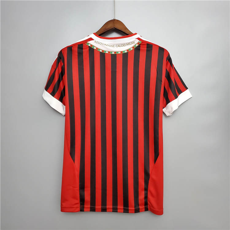 Licensed AC Milan 1112 Retro Home Shirt - Official Replica 8864