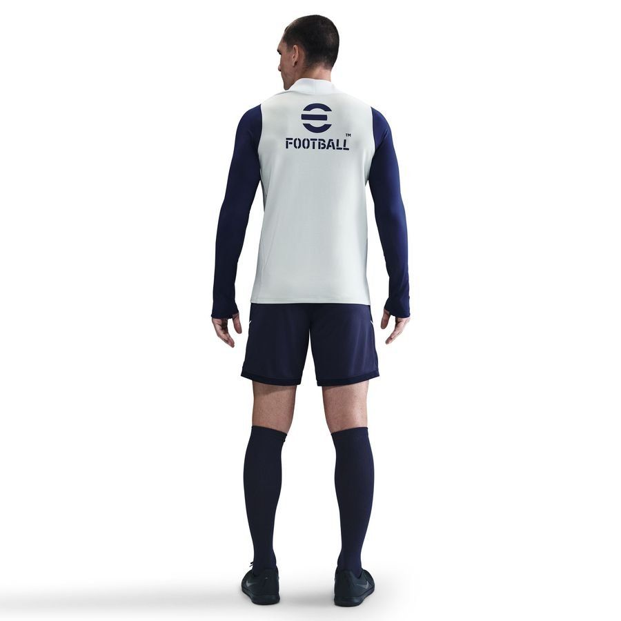 Inter Training Shirt Dri Fit Strike Drill Grey Haze/blue Void/ghost Aq