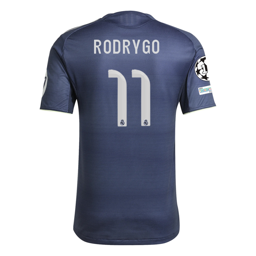 Real Madrid Patches 2025-2026 UCL Away Jersey – Authentic Shirt