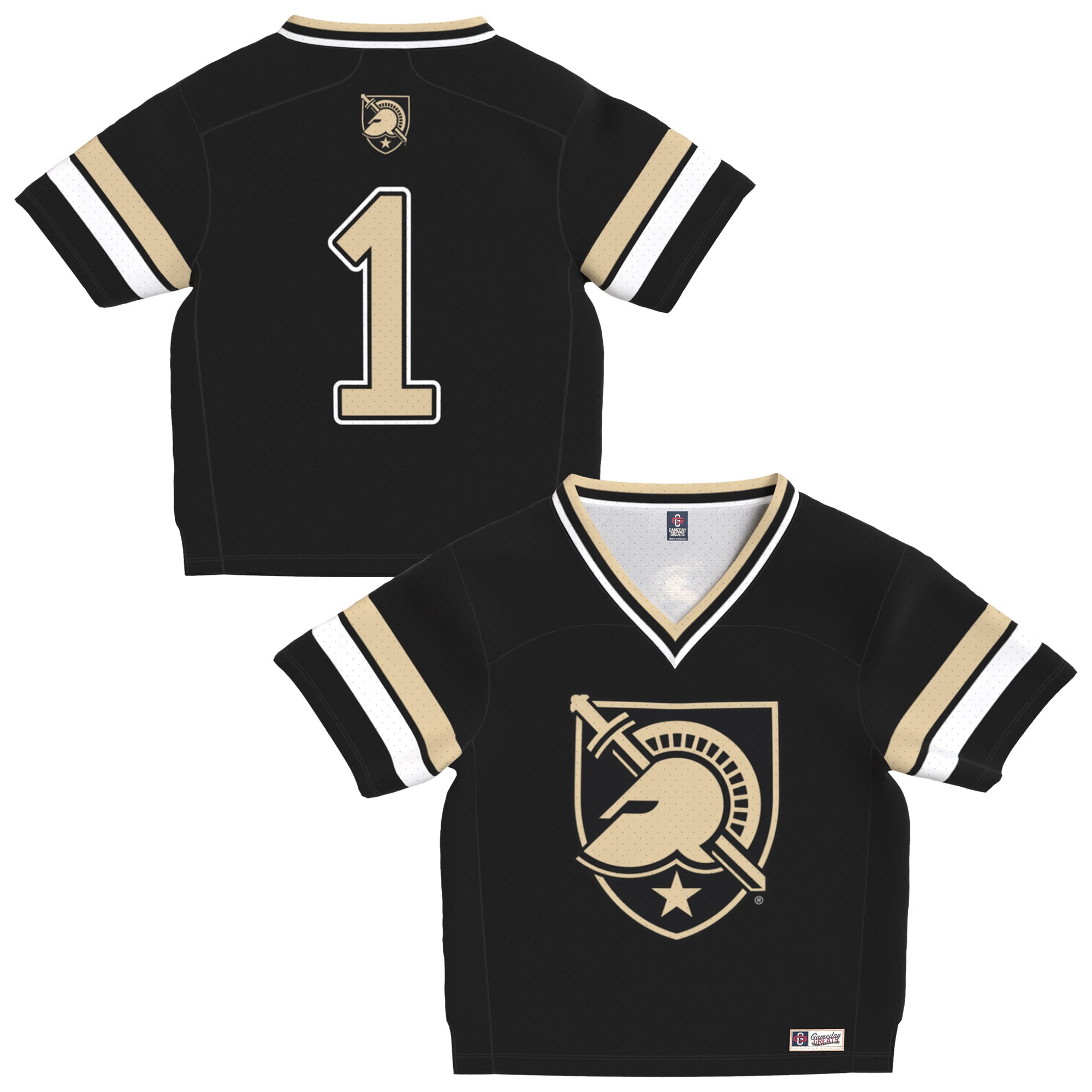 Infant Black Army Black Knights Lightweight Collegiate Football Fashion Jersey