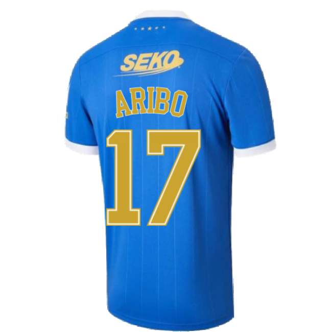 Excellent Rangers Fc Home Jersey Aribo 1 #7 Official Merchandise (v9)