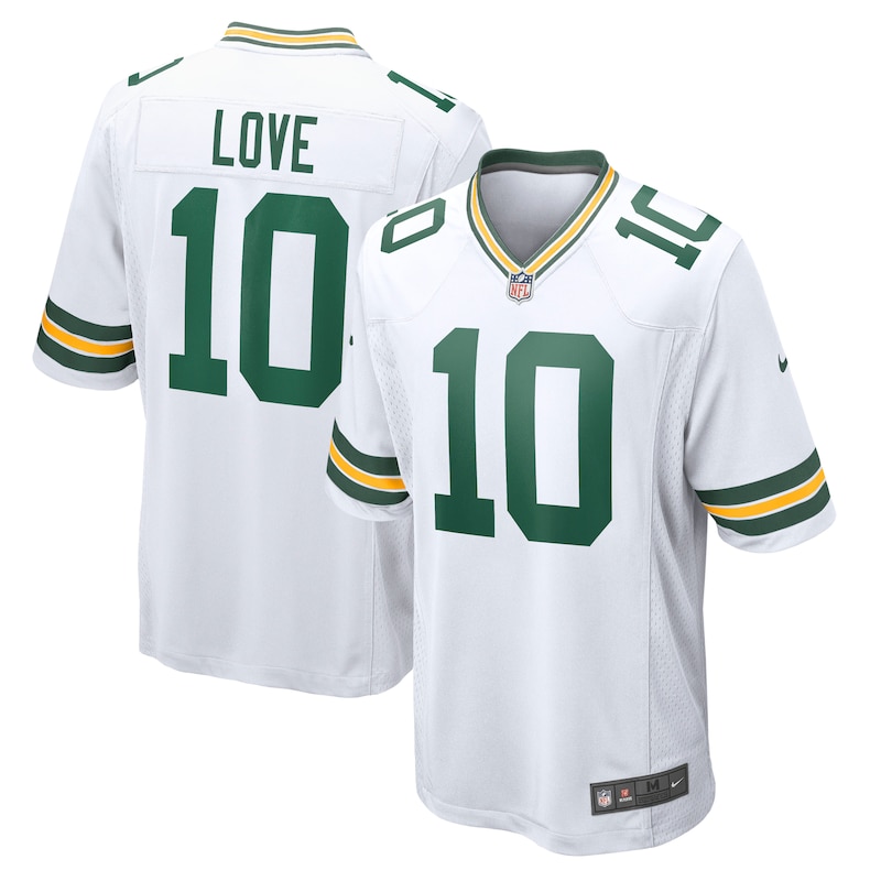 None Jordan Love GB Packers Powerful Genuine Jersey Football Apparel