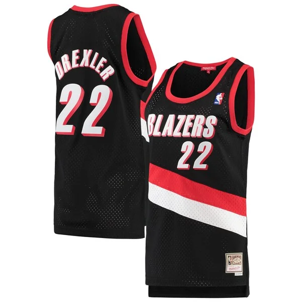 Clyde Drexler POR Swingman Jersey - vintage exclusive - Black
