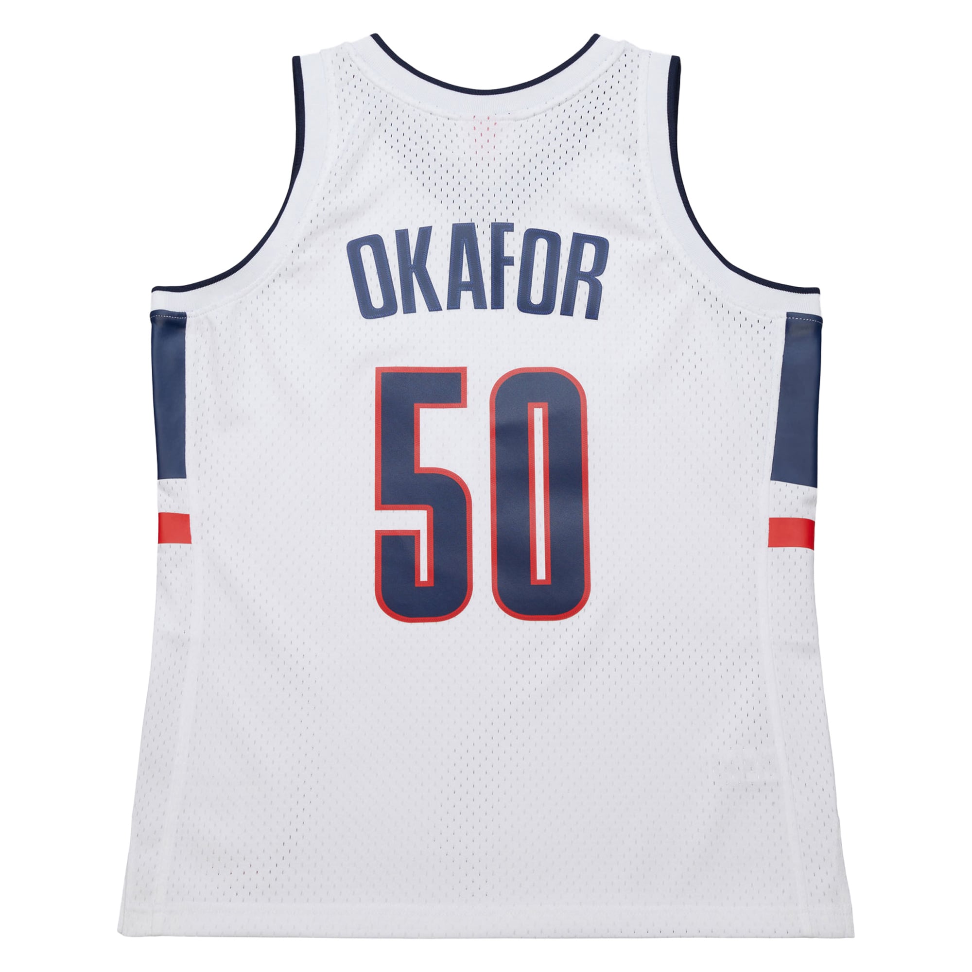 Emeka Okafor UConn Huskies Mitchell & Ness 2001/02 Swingman Replica Jersey - White