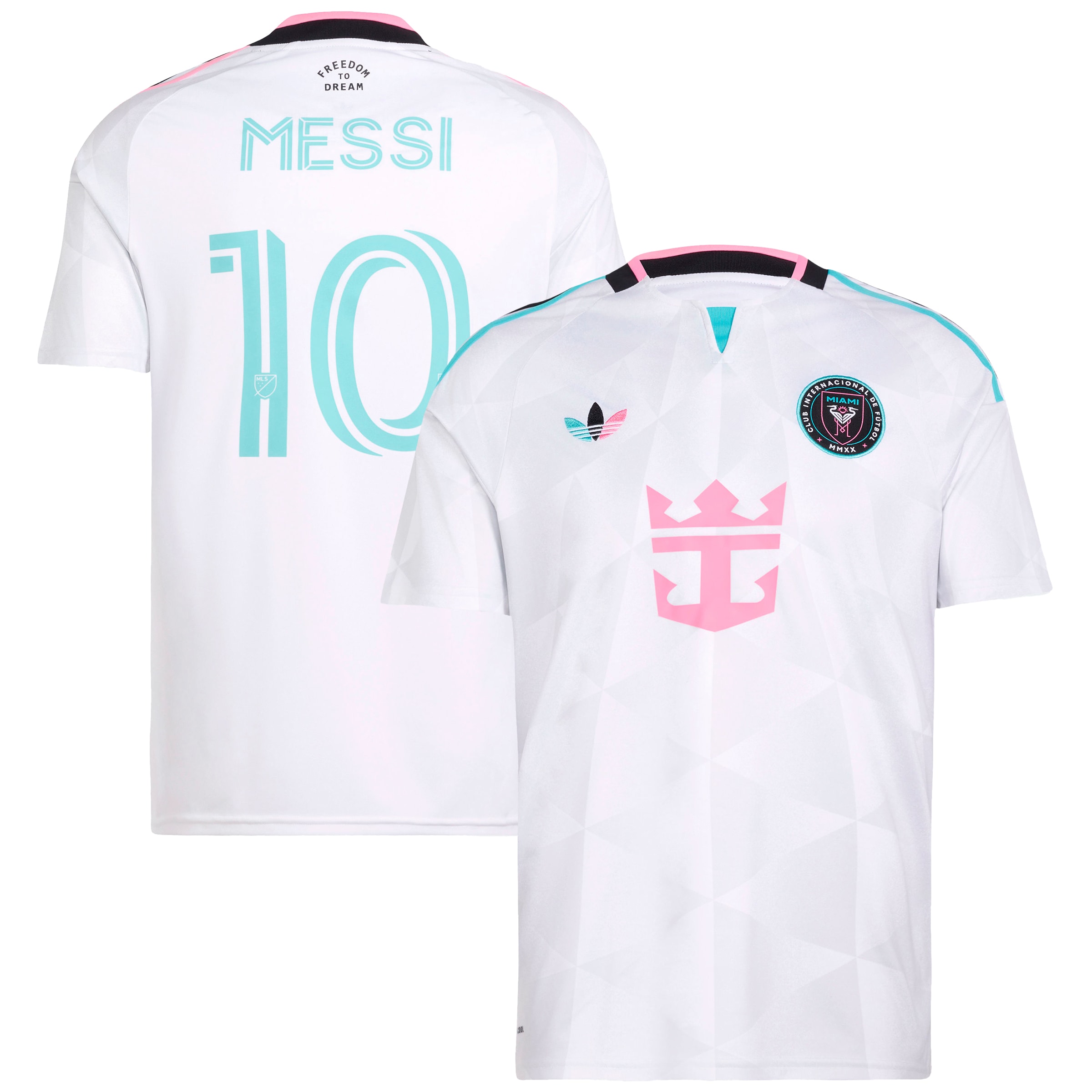 [JED] Women's Lionel Messi #10 Inter Miami CF 2026 Third Replica Jersey - White