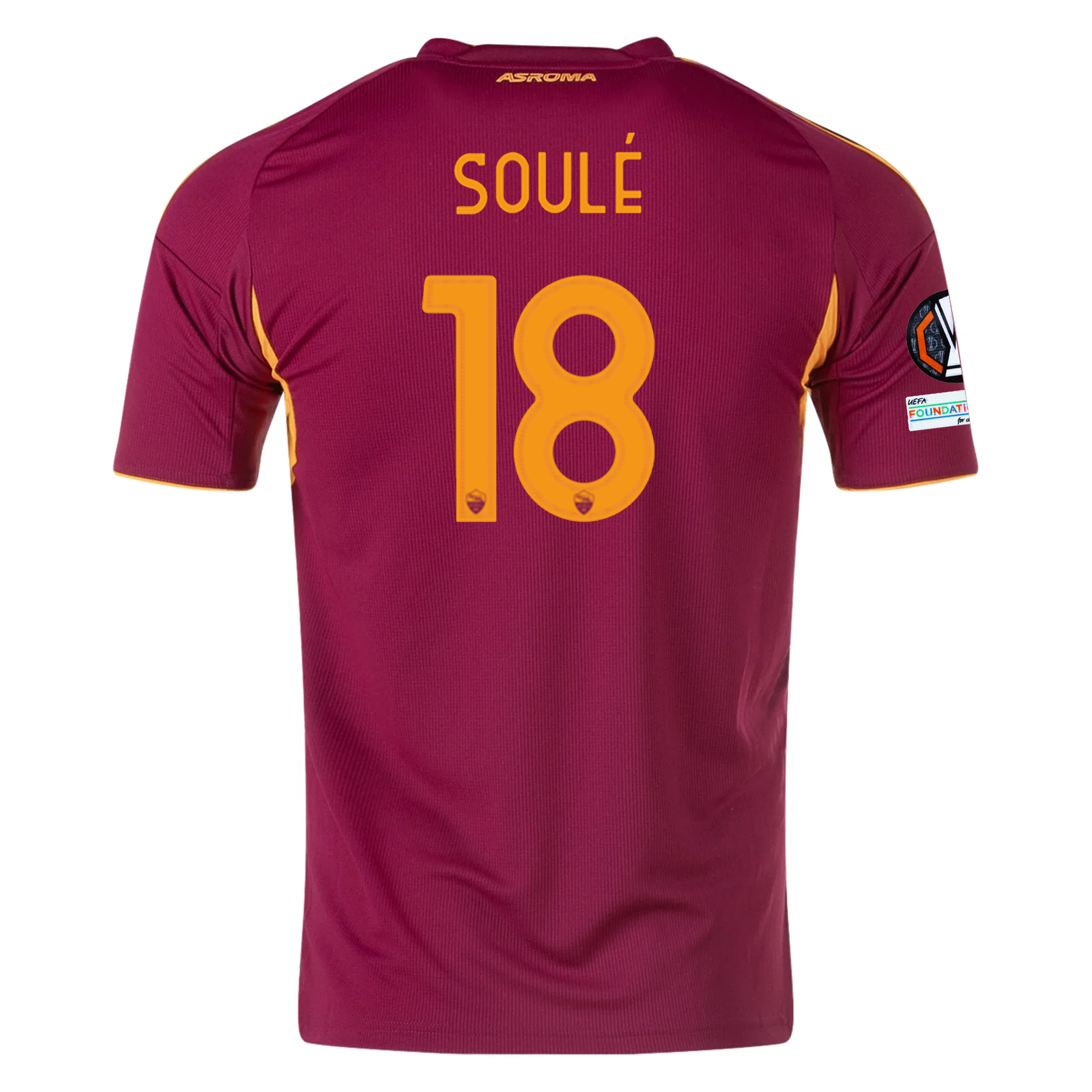 AS Roma Roma Mat 2025-2026 UEL Home Jersey – Authentic Shirt