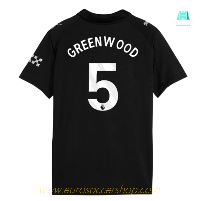 2025-2026 Man City Away Mini Kit (Greenwood 5)