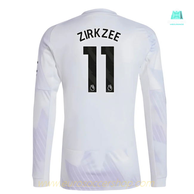 2025-2026 Man Utd Long Sleeve Away Shirt (Zirkzee 11)