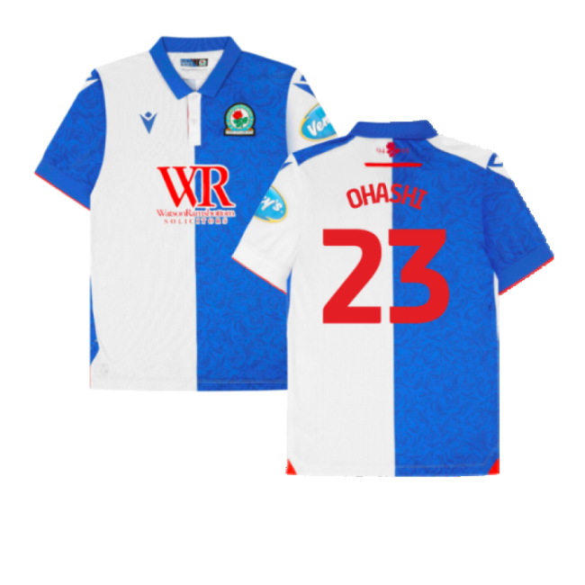 2024-20 Blackburn Home Soccer Jersey Ohashi 23 L M S