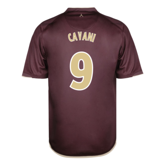 Genuine Official 2006-2007 Psg Away Retro Shirt (Cavani 9)