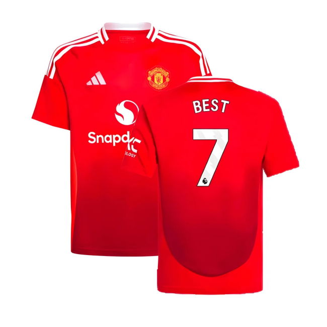Football Man Utd Home Shirt Kids Best #7 Authentic Design Intense ...