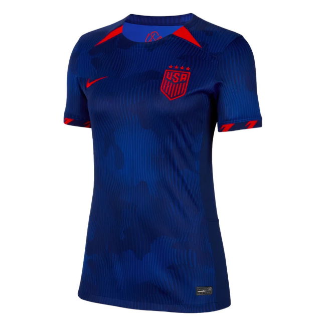 Pro-Grade 2023-2024 Usa Wwc Away Shirt (Ladies) (Morgan 13)