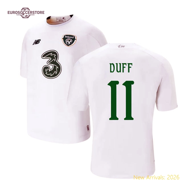 2019-2020 Ireland Away New Balance Football Shirt (Kids) (Duff 11)