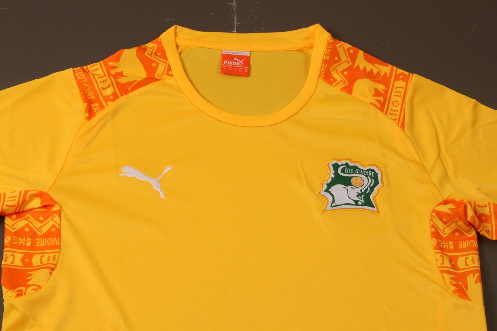 Authentic 2014 FIFA World Cup Ivory Coast Home Soccer Jersey Football