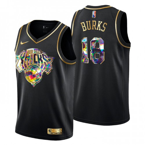 Nuggets Black York Knicks #18 Jersey - Cost-Effective NBA Fan Apparel