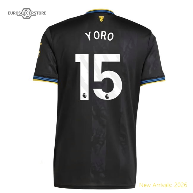 Match-ready Premier League United Yoro Third Jersey Smart Fabric
