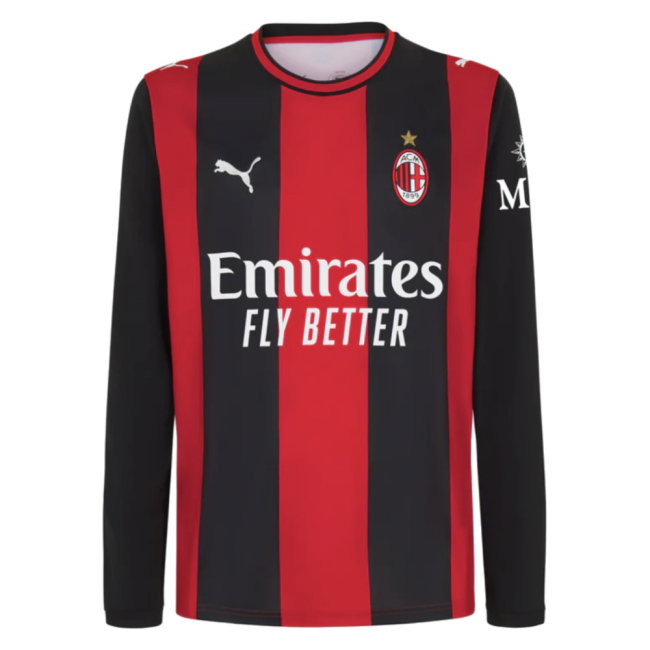 [JED] 2026-2027 AC Milan Long Sleeve Home Shirt (Gimenez 7)