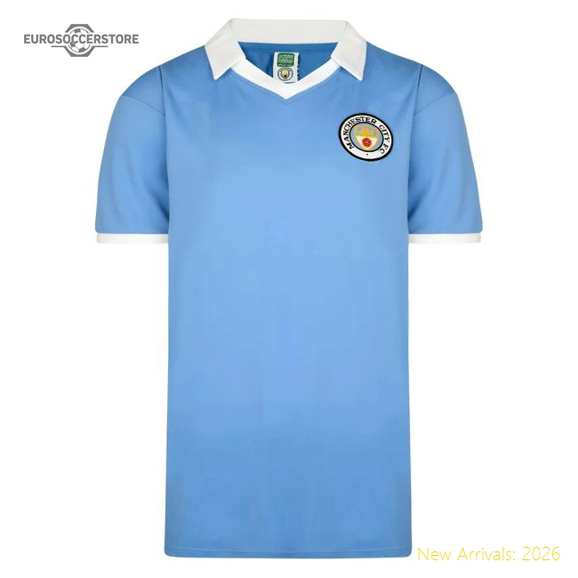 Score Draw Manchester City 1978 Retro Football Shirt