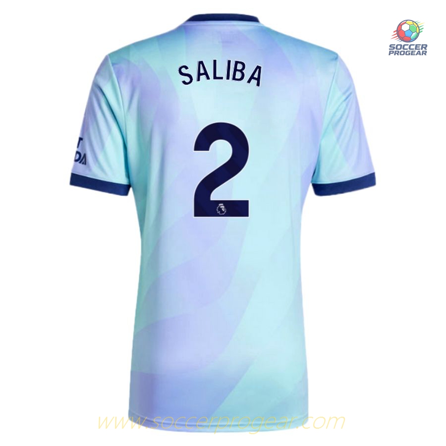 Arsenal 2024-2025 Season Saliba Youth Third Soccer Shirt Soccer Shirt