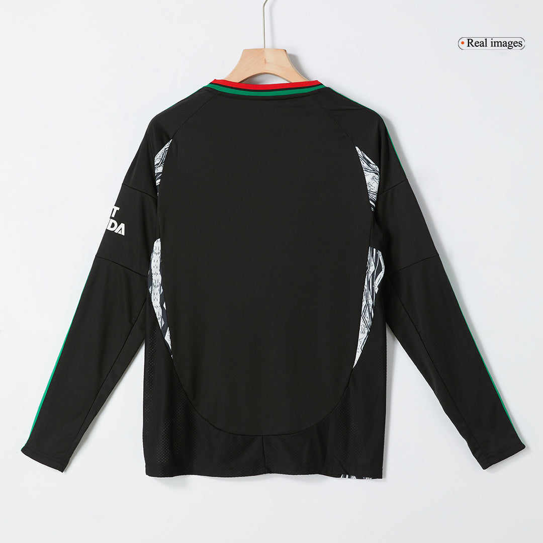 Arsenal Away Long Sleeve  Soccer Jersey 2024/25 Authentic Kit