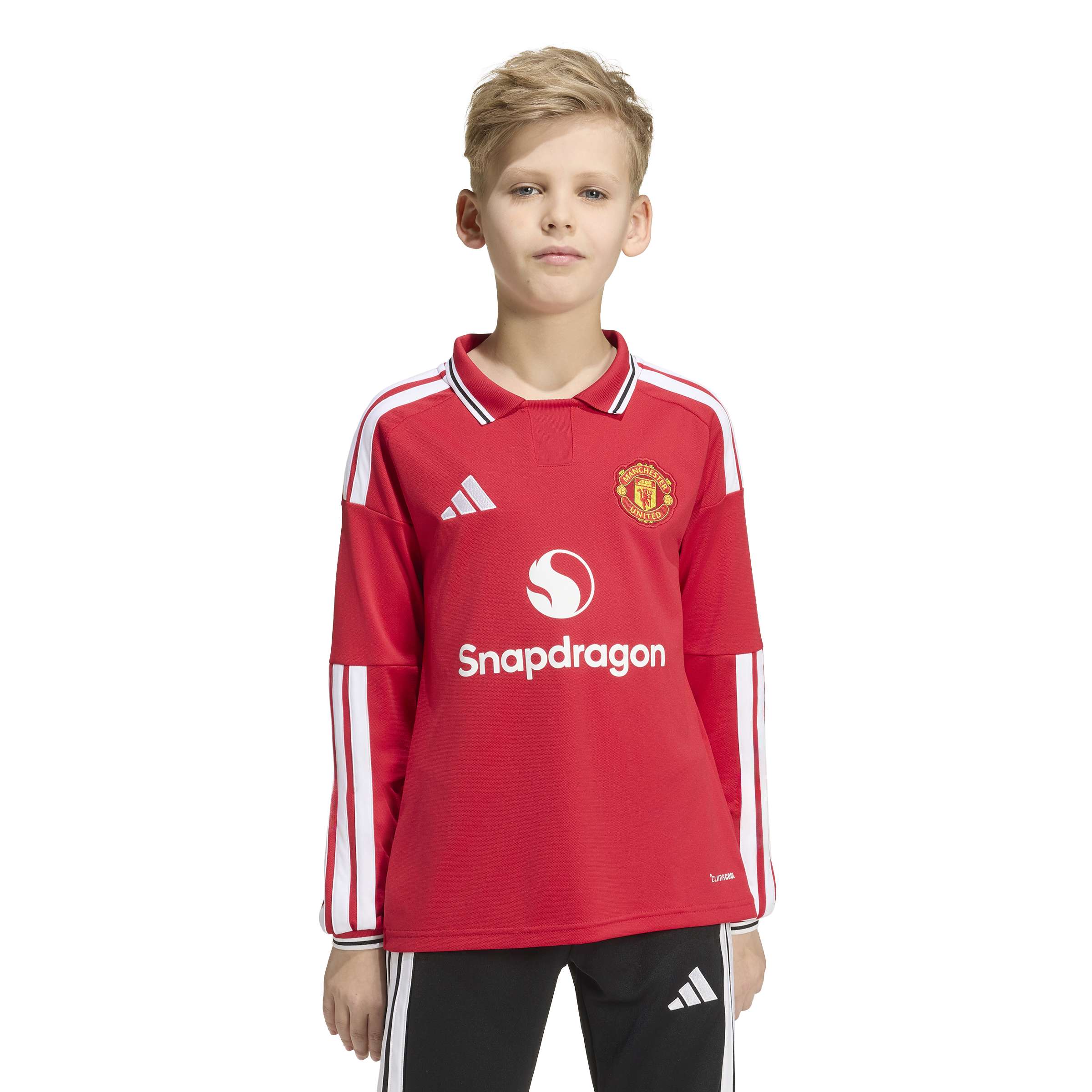 [SJH] Manchester United Youth 2026/27 Home Replica Long Sleeve Jersey - Red
