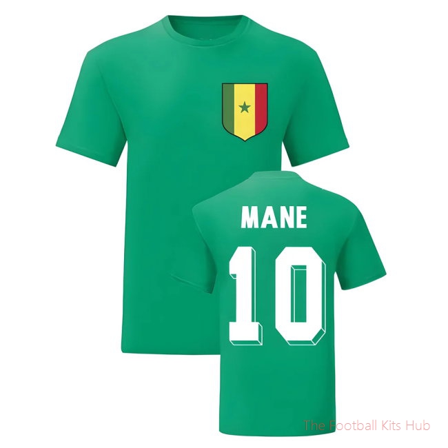 Sadio Mane Senegal National Hero Tee (Green)