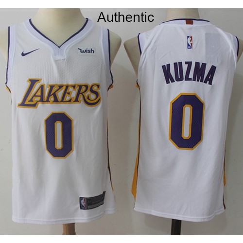 Nike Lakers White Angeles Lakers #0 Jersey - Game Day Wear