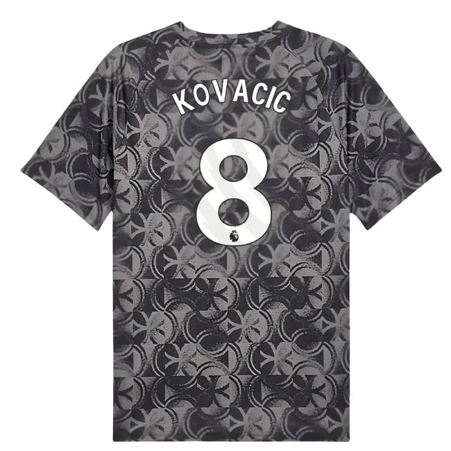 2025-2026 Man City Warm Up Jersey (Black) (Kovacic 8)