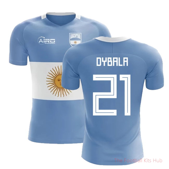 [LK] 2025/26 Argentina Flag Football Shirt (Dybala 21)