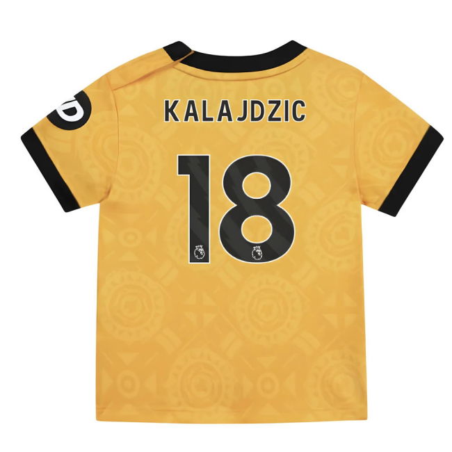 Durable Stitching 2025-2026 WOL Home Top-Tier Kalajdzic 18 Adults#814