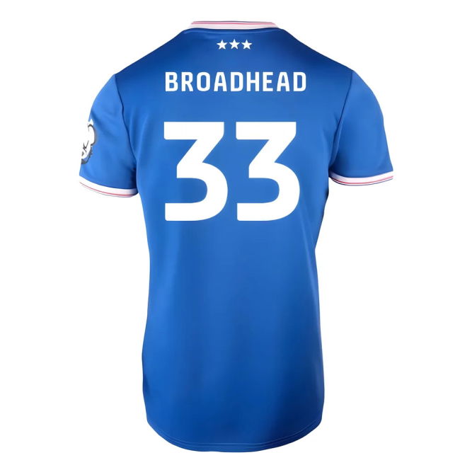 2025-2026 Ipswich Town Home Top (Broadhead 33)
