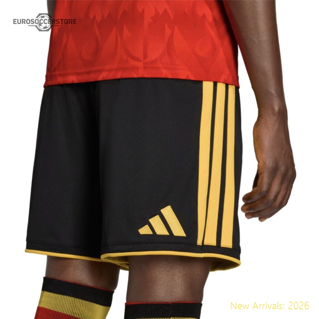 Belgium 2026-2027 Home Shorts - High-performance Moisture-wicking
